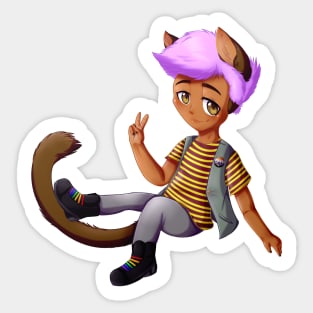 Nyanbinary Sticker